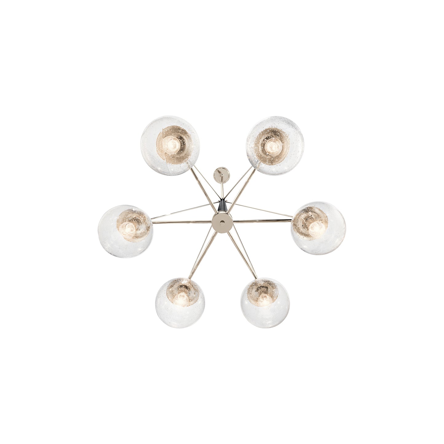 Marilyn 6-Light Chandelier in Polished Nickel