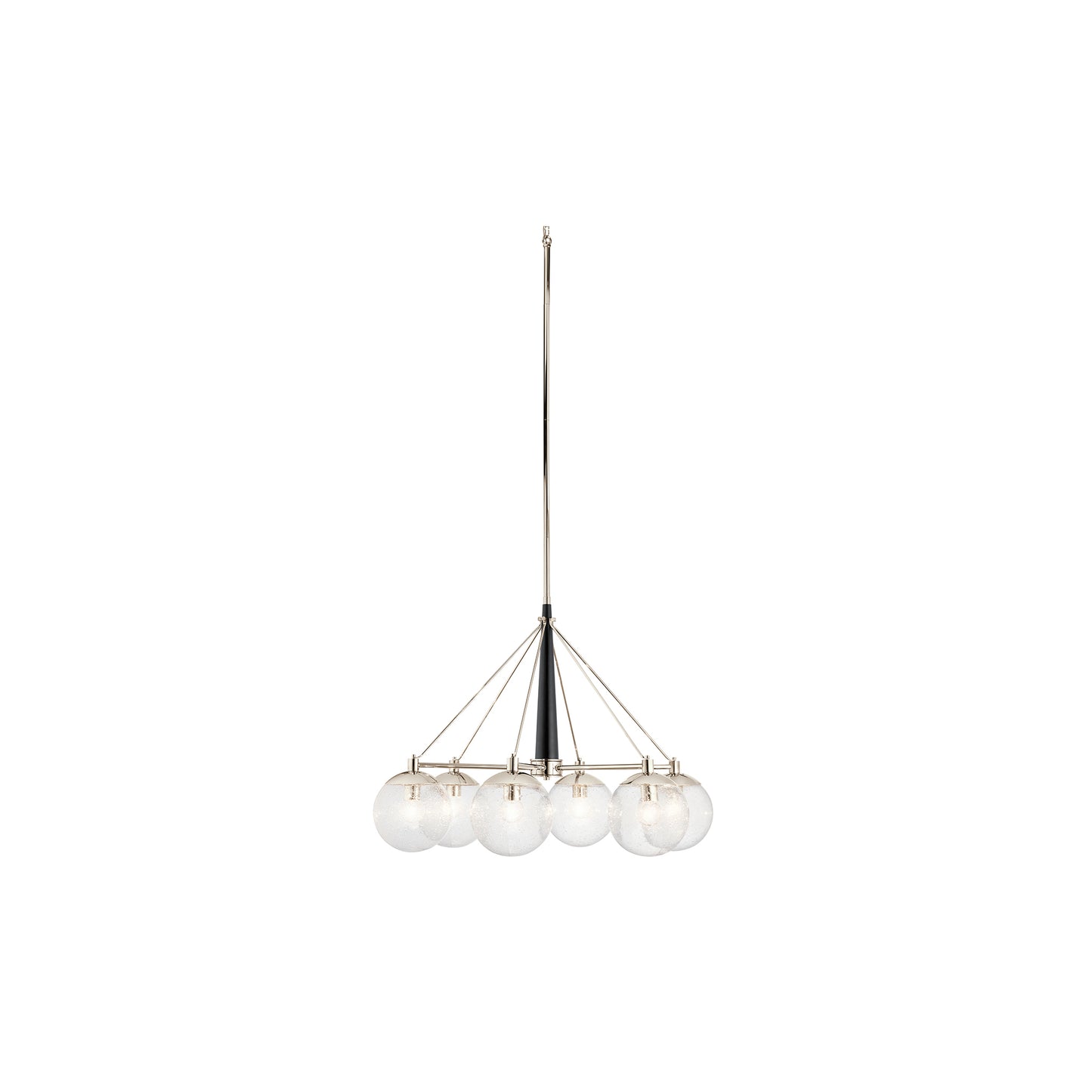 Marilyn 6-Light Chandelier in Polished Nickel