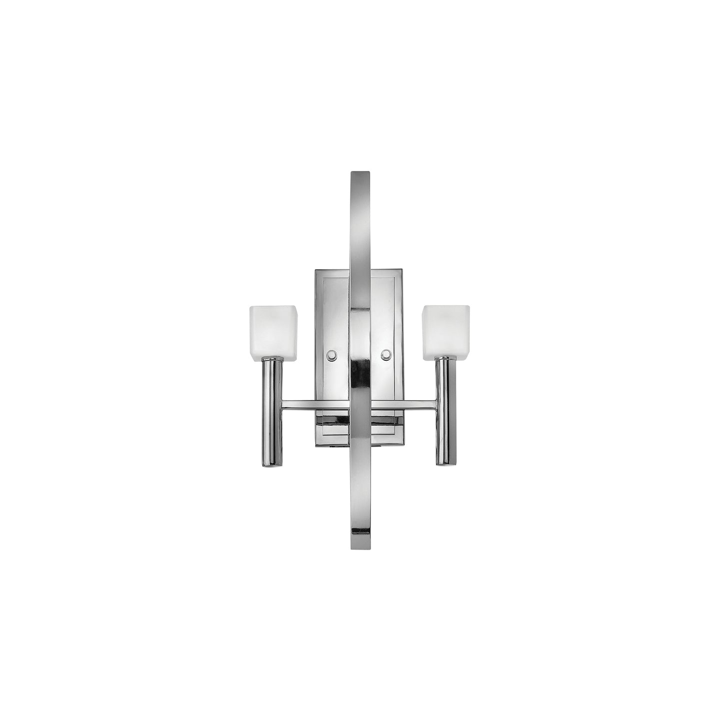 Mondo 2-Light Wall Light in Polished Chrome