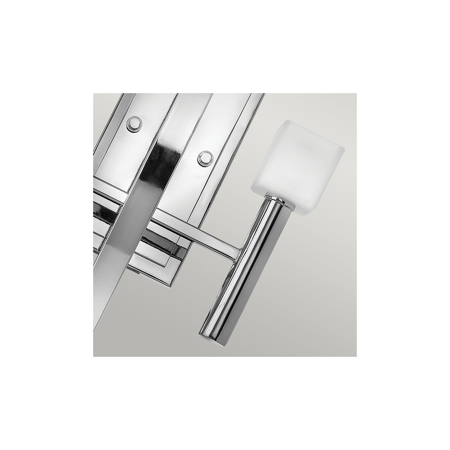 Mondo 2-Light Wall Light in Polished Chrome
