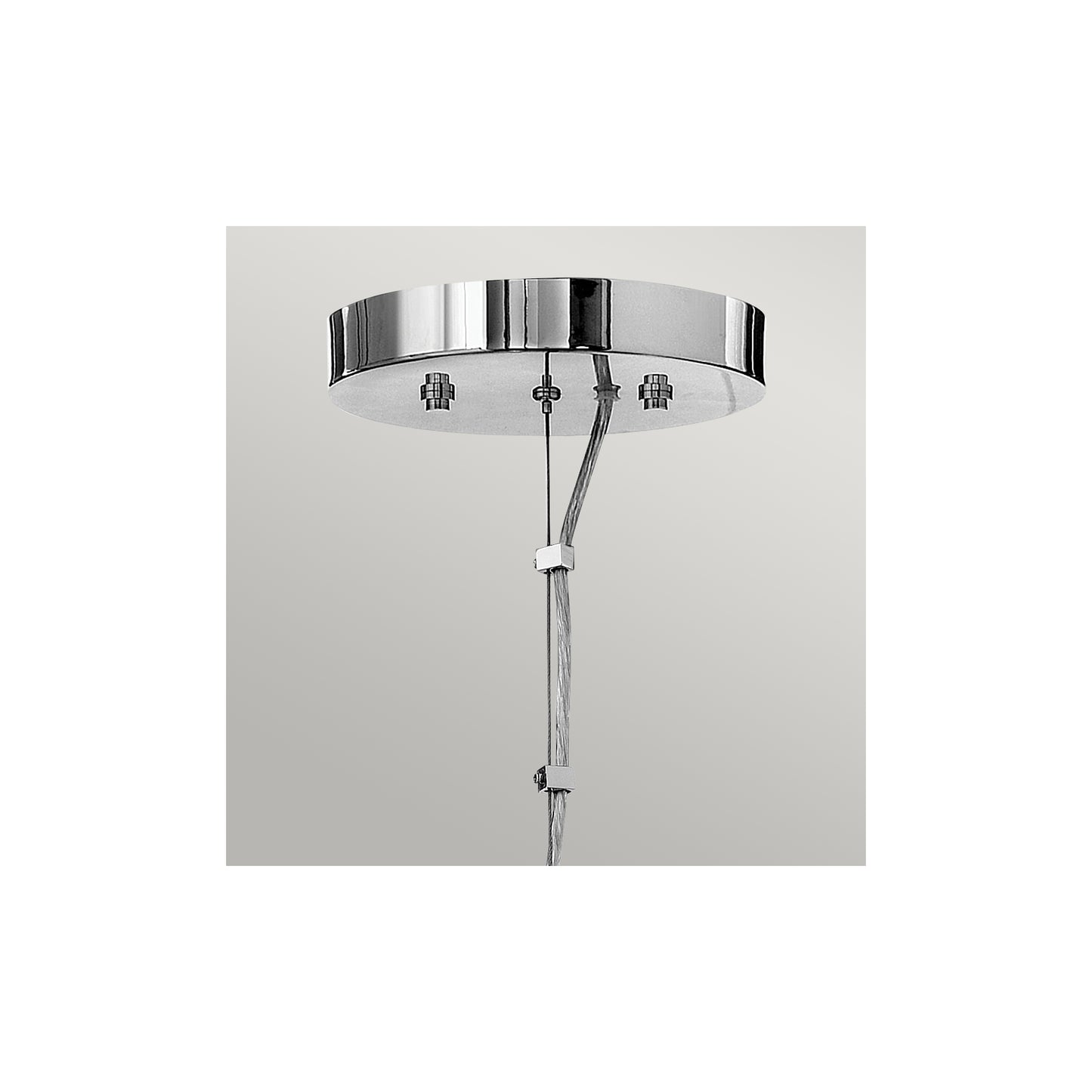 Mondo 3-Light Pendant Chandelier in Polished Chrome