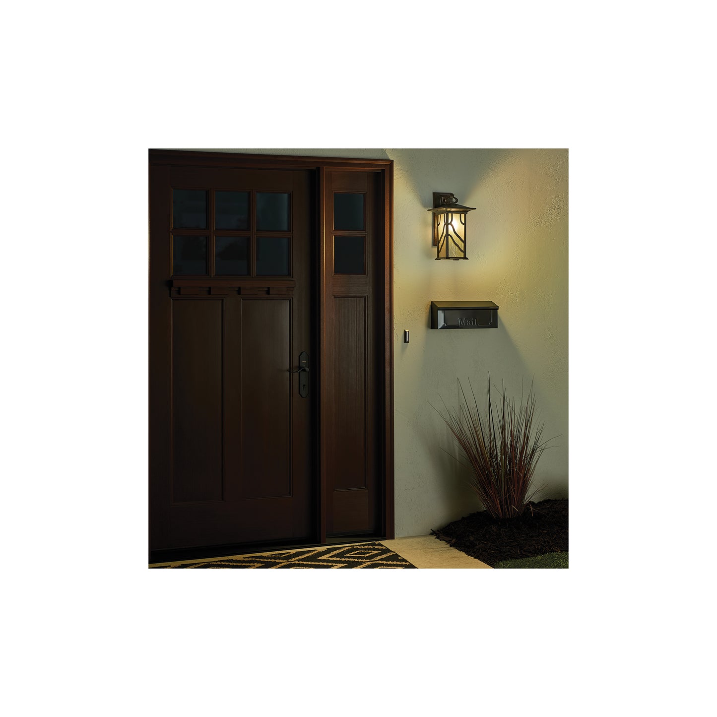 Morris 1-Light Wall Lantern in Distressed Copper
