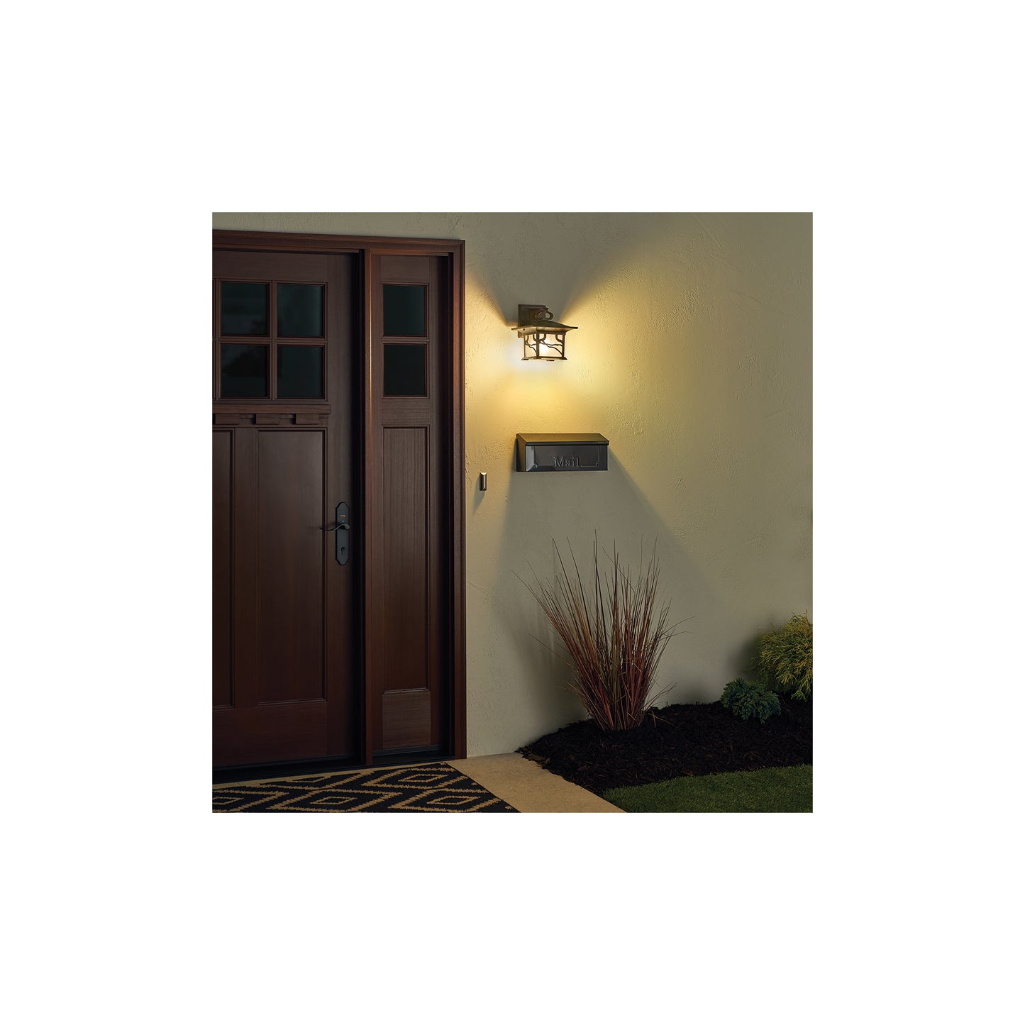 Morris 1-Light Wall Lantern in Distressed Copper