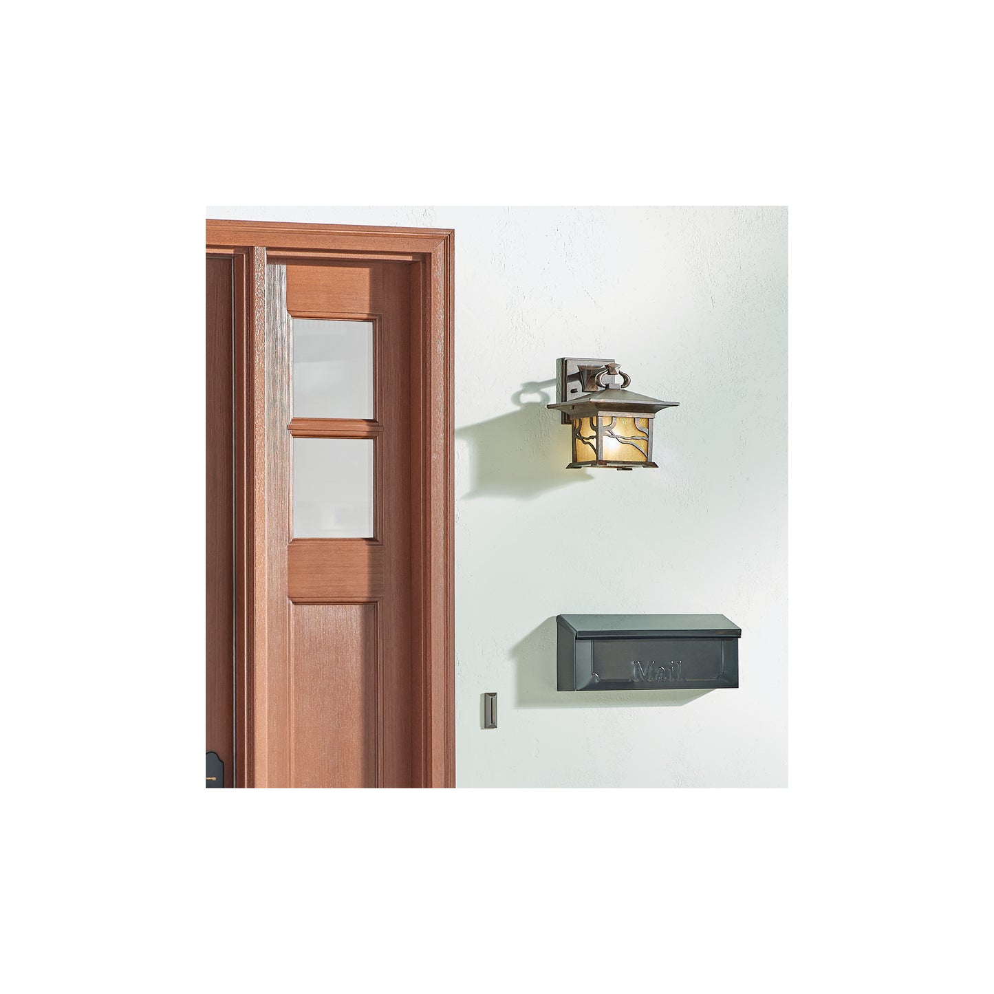 Morris 1-Light Wall Lantern in Distressed Copper