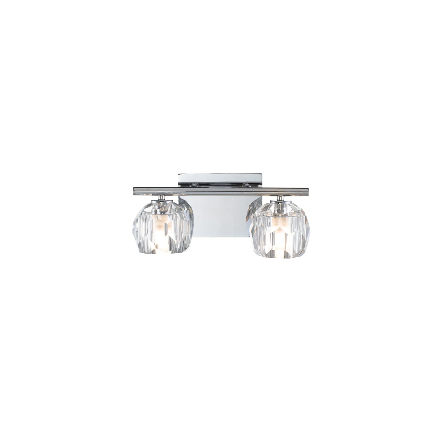 Regalia 2-Light Wall Light in Polished Chrome