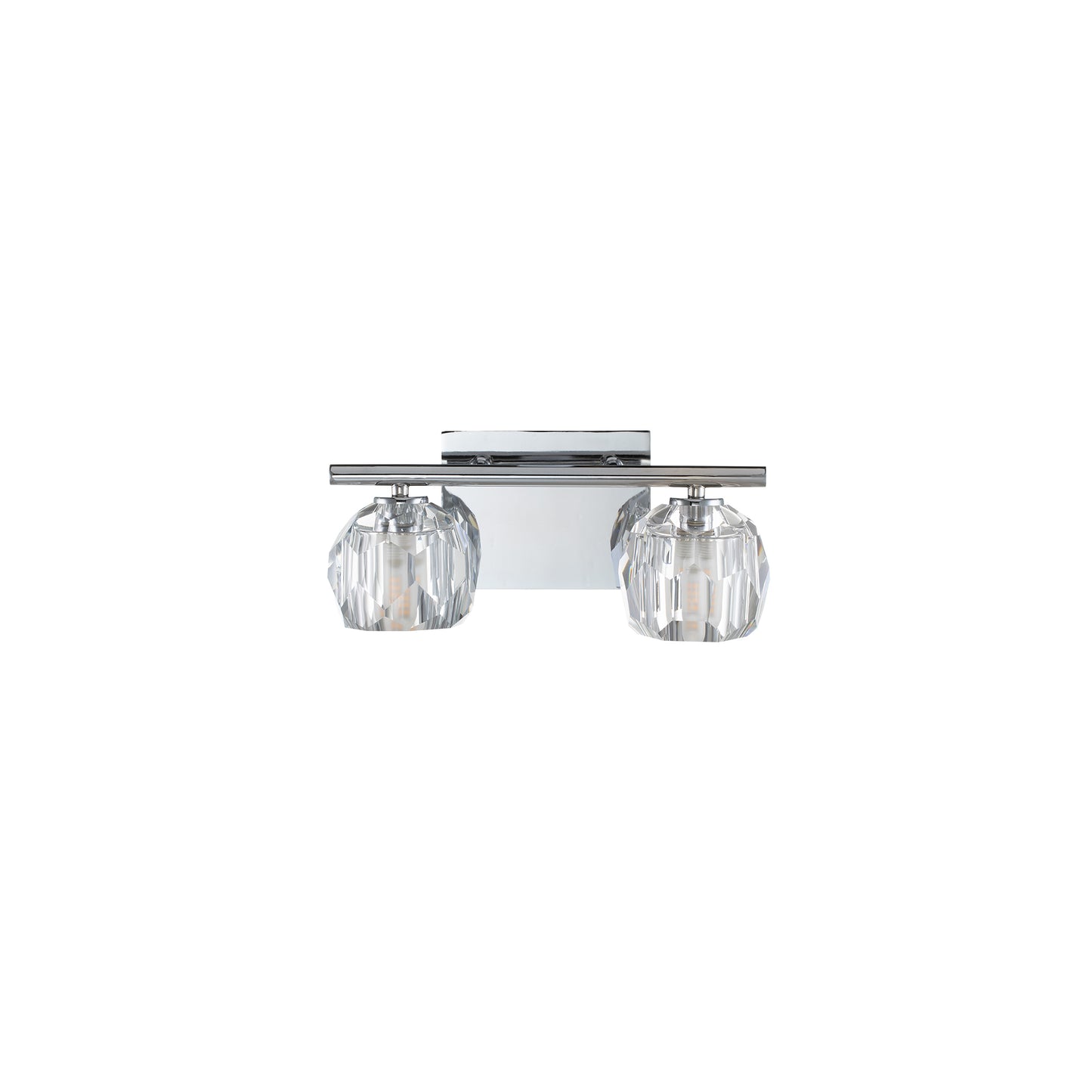 Regalia 2-Light Wall Light in Polished Chrome