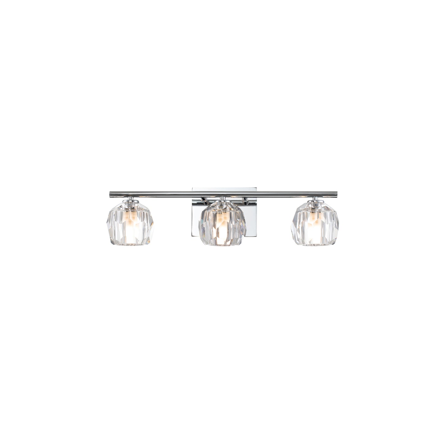Regalia 3-Light Wall Light in Polished Chrome