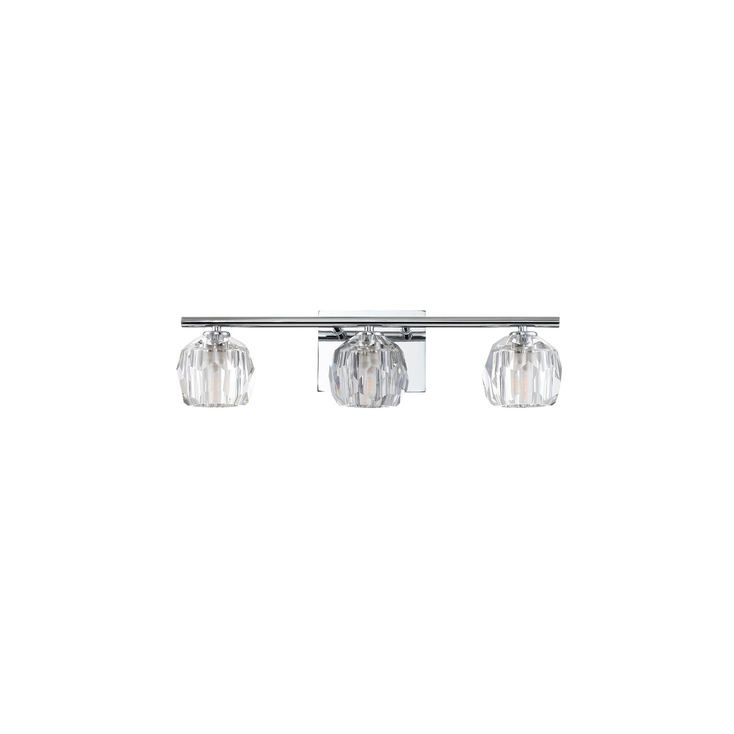 Regalia 3-Light Wall Light in Polished Chrome