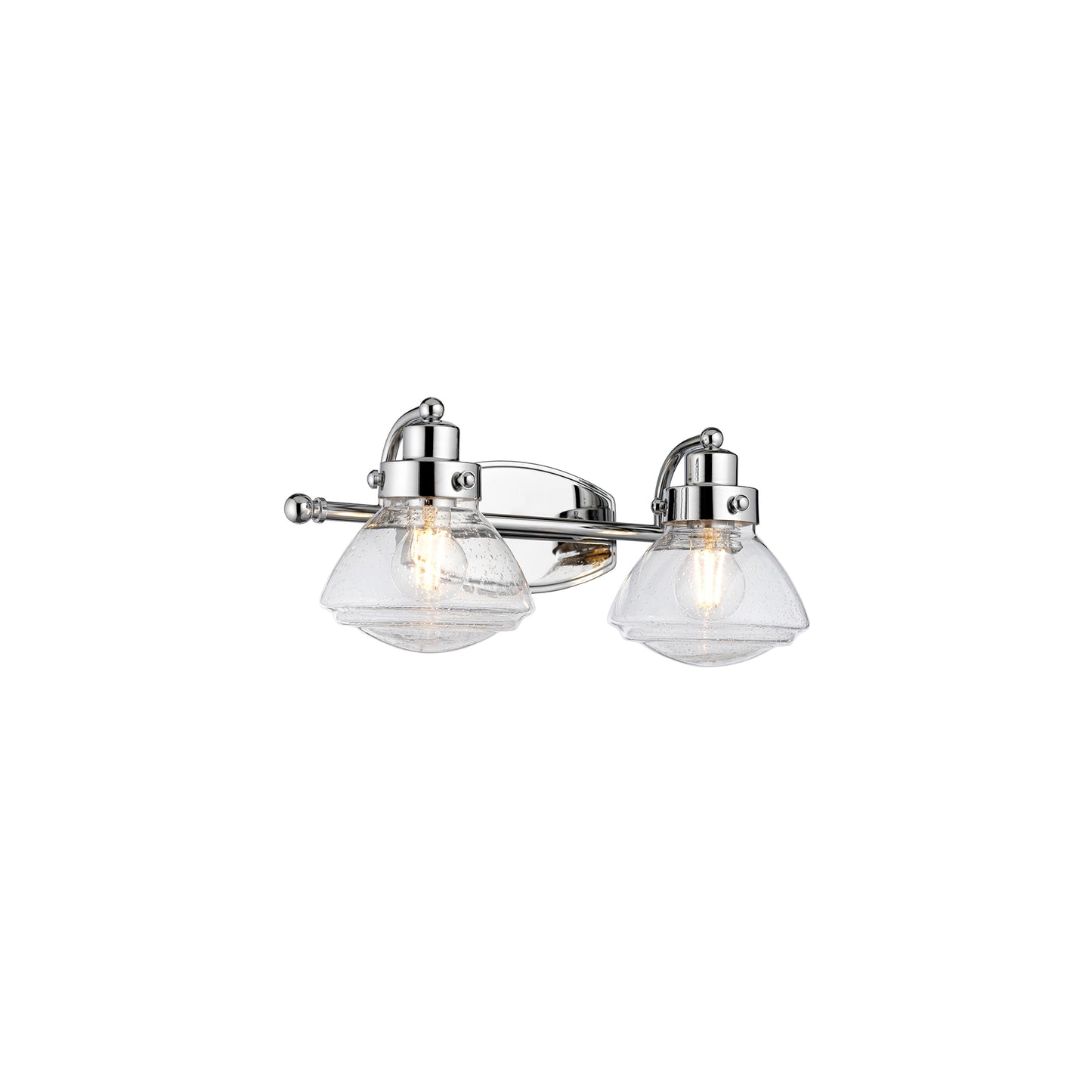 Scholar 2-Light Wall Light in Polished Chrome