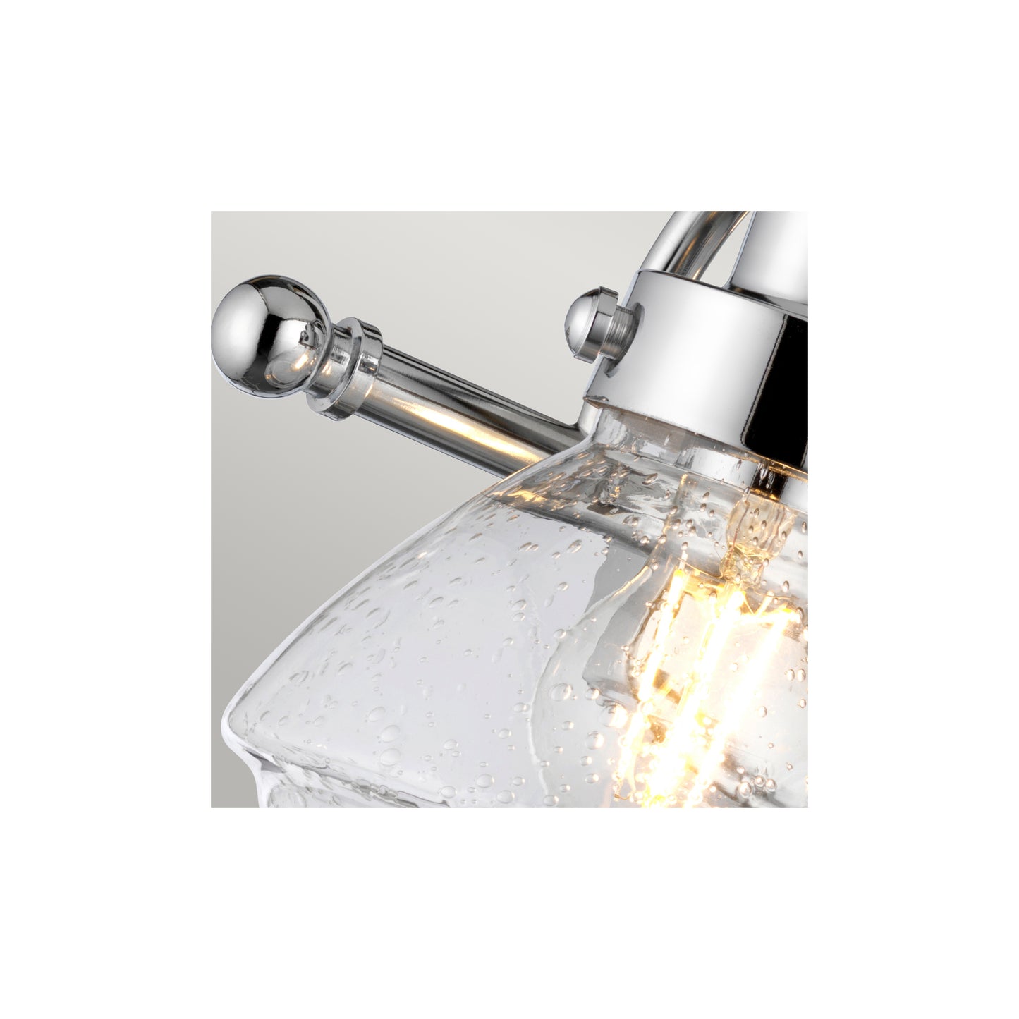 Scholar 2-Light Wall Light in Polished Chrome