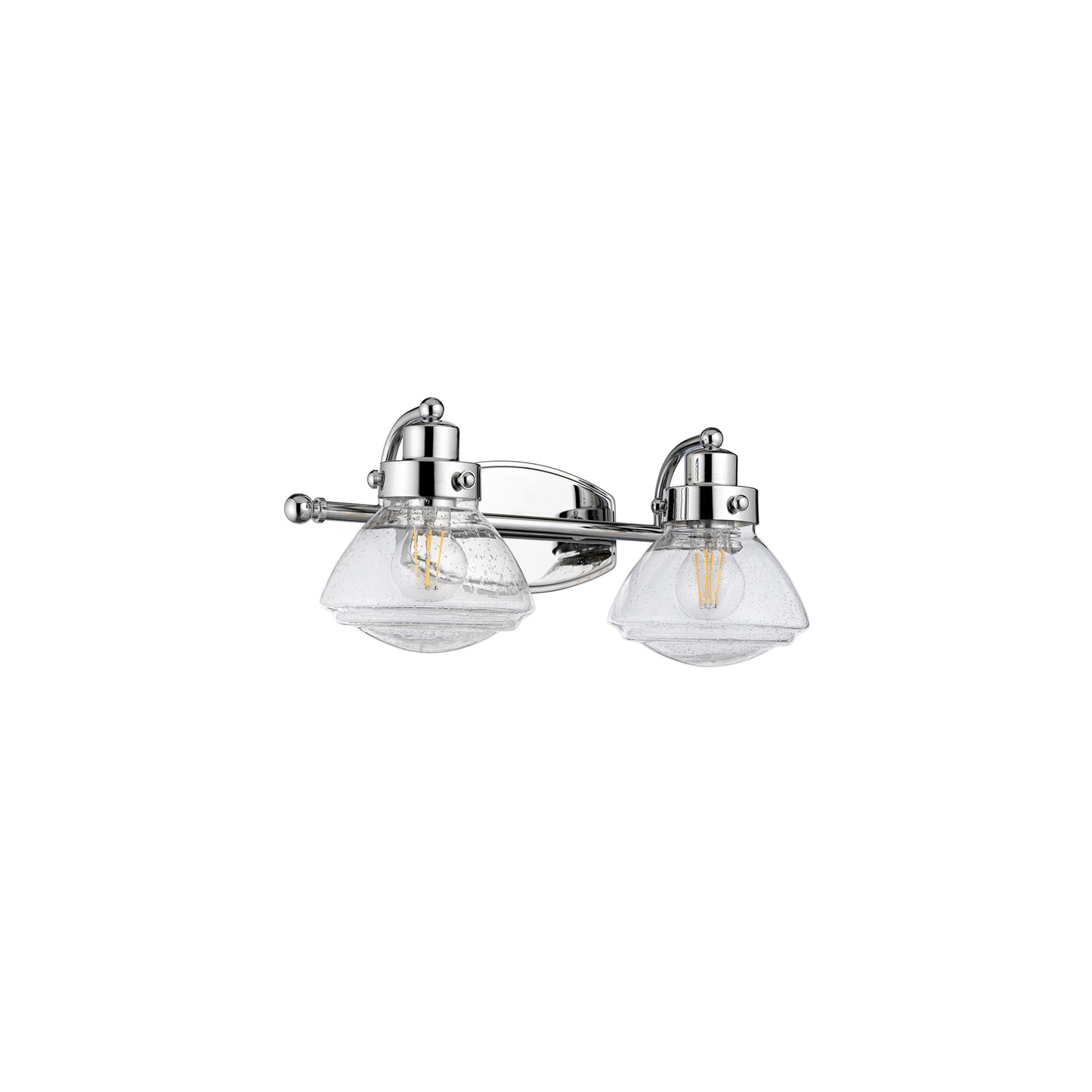 Scholar 2-Light Wall Light in Polished Chrome