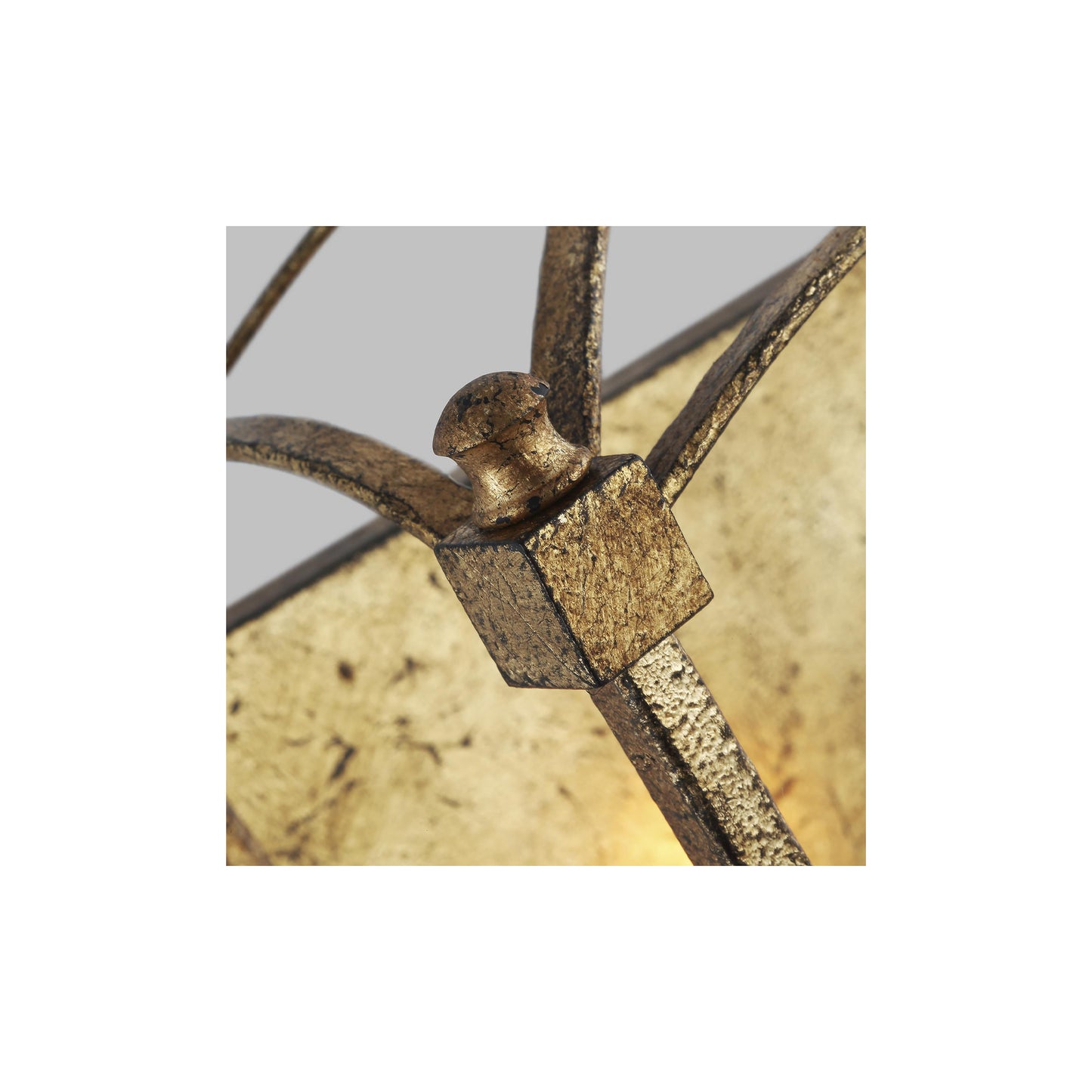 Thayer 2-Light Wall Light in Antique Gild