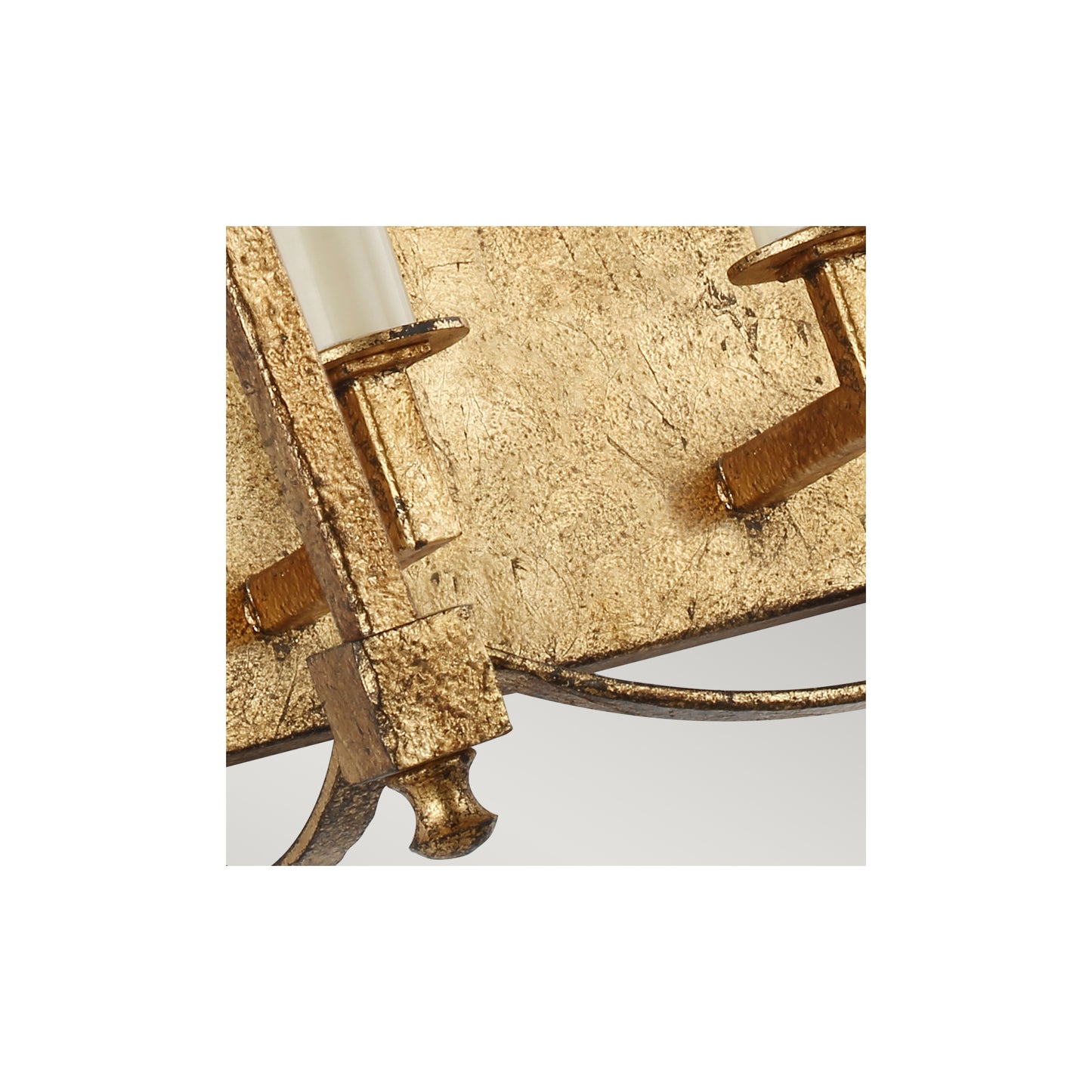Thayer 2-Light Wall Light in Antique Gild