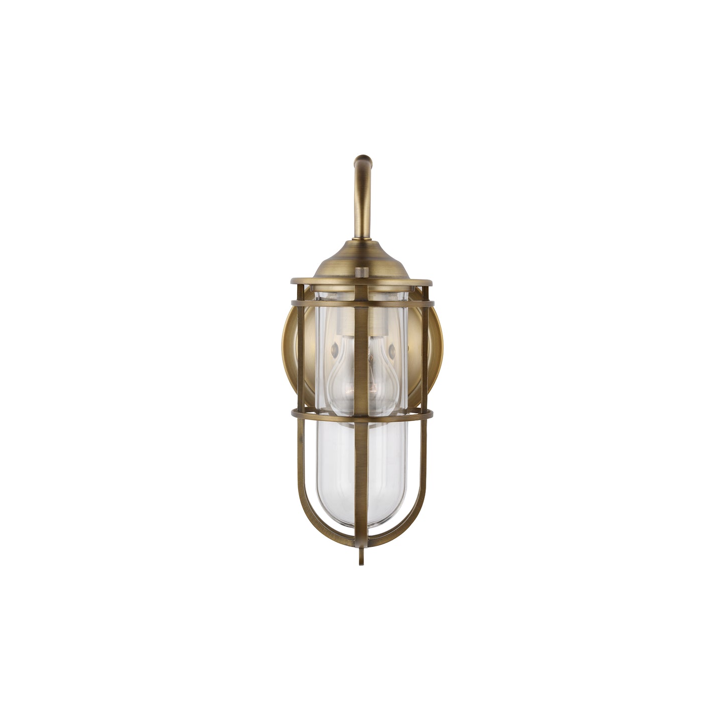 Urban Restoration 1-Light Wall Light in Dark Antique Brass
