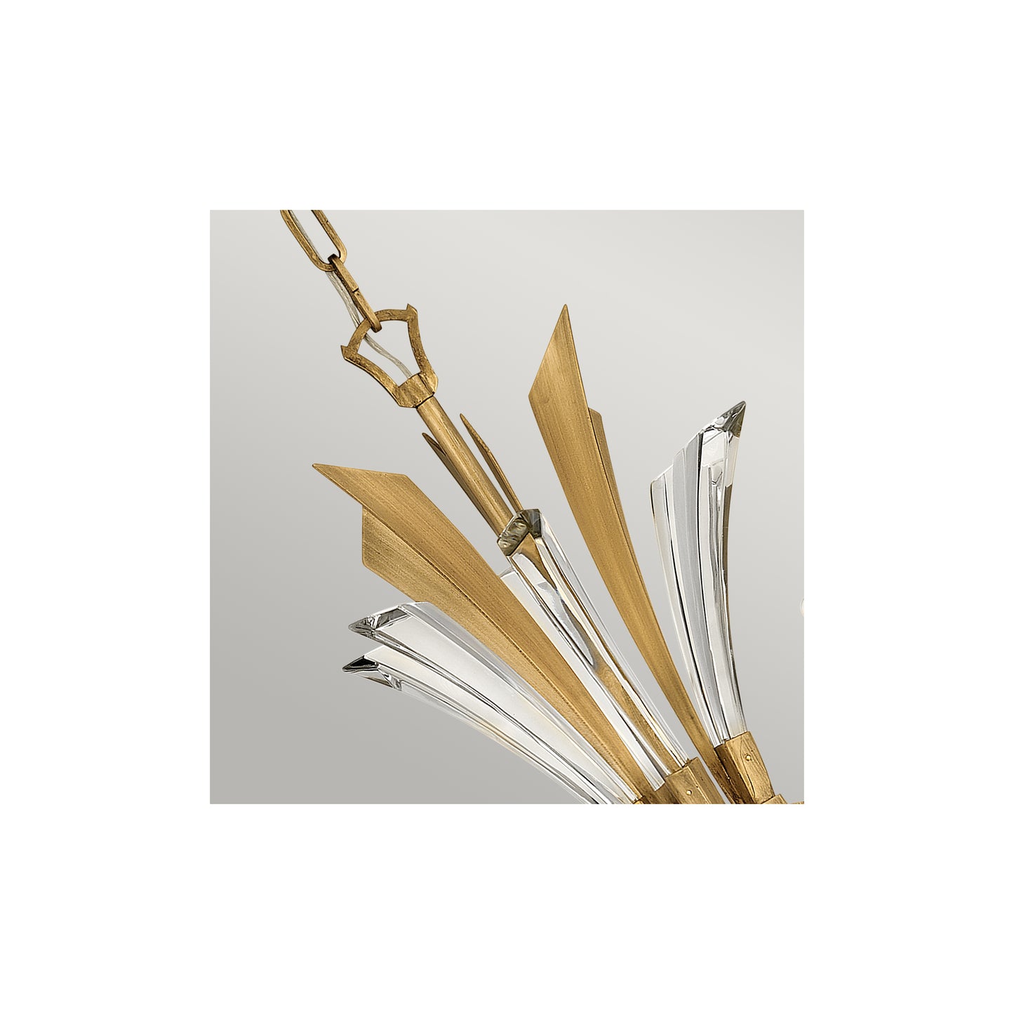 Vida 6-Light Chandelier in Burnished Gold