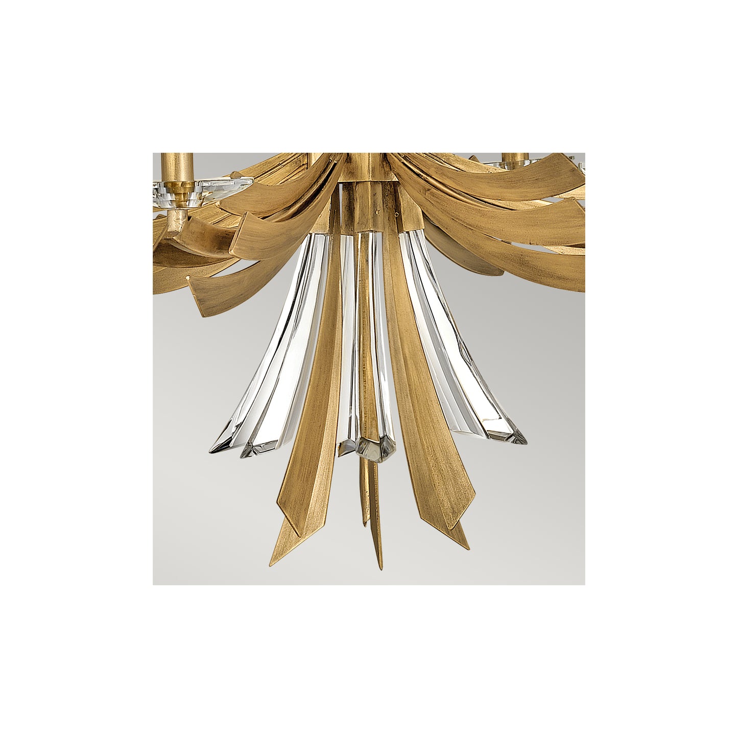 Vida 6-Light Chandelier in Burnished Gold