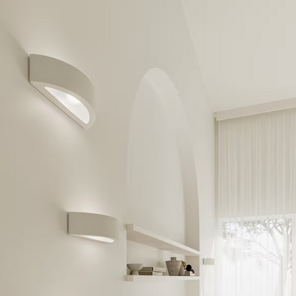 Atena Ceramic Wall Light in White