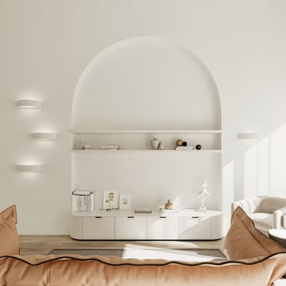 Atena Ceramic Wall Light in White