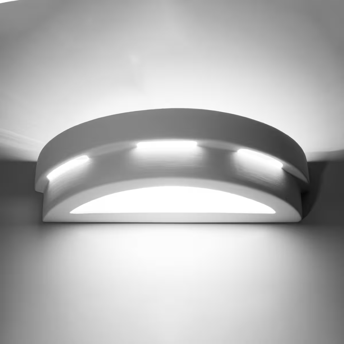 Helios Ceramic Wall Light in White