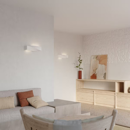Sigma Ceramic Wall Light in White