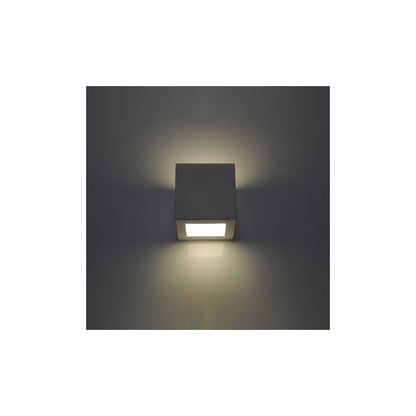 Leo Ceramic Wall Light in White