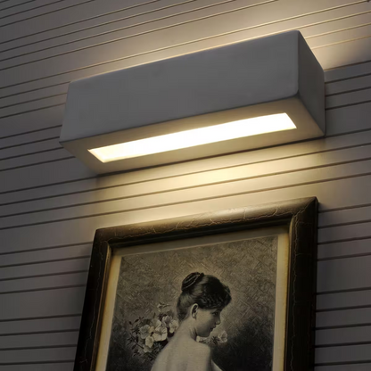 Vega Ceramic Wall Light in White