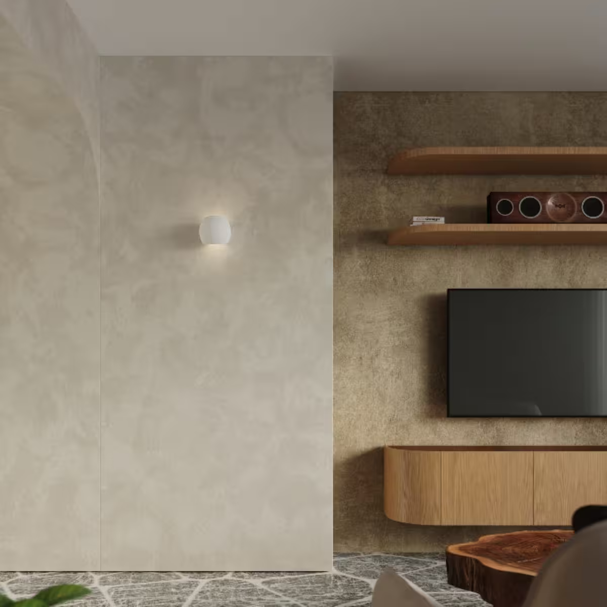 Globe Ceramic Wall Light