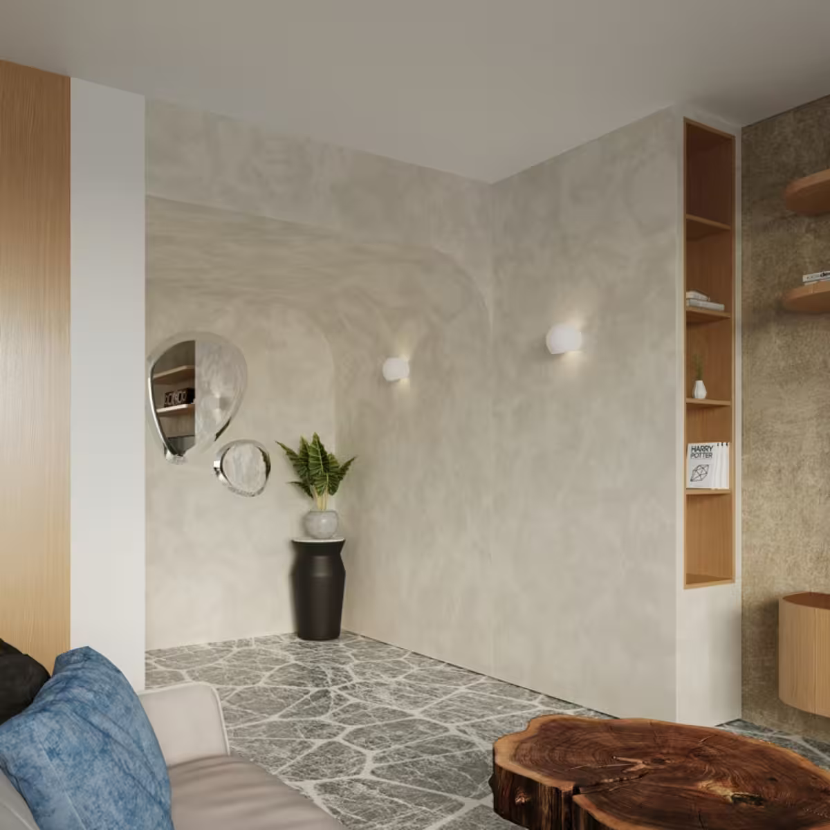 Globe Ceramic Wall Light