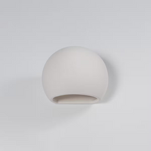 Globe Ceramic Wall Light in White