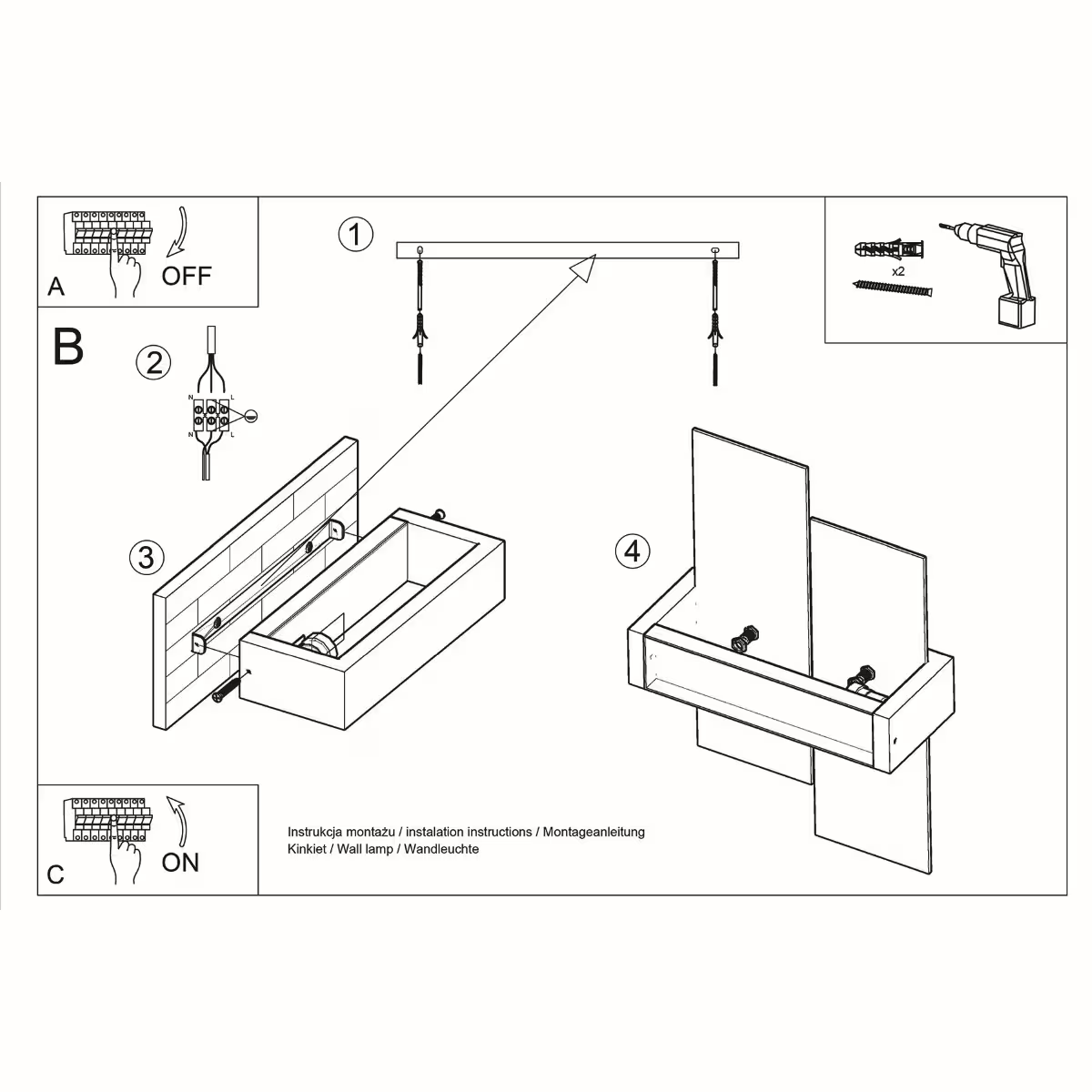 Feniks 1 Wall Light