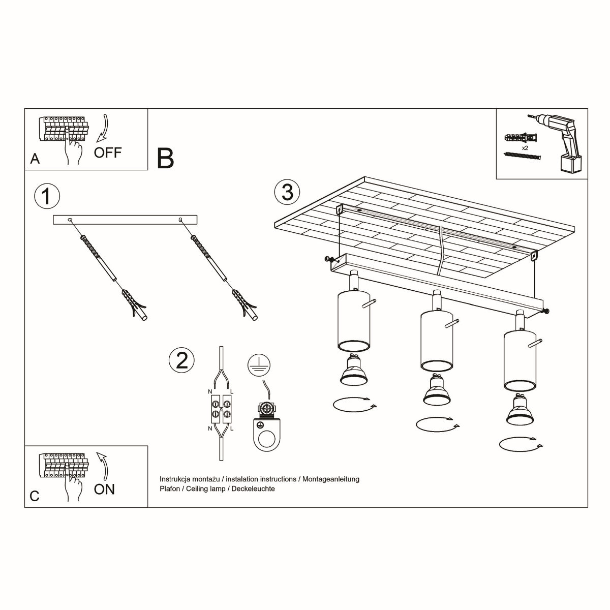 Sollux Ring Ceiling Spotlight Bar