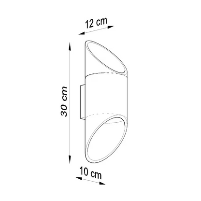 Penne 30 Wall Light