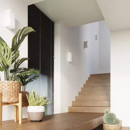 Samir Ceramic Wall Light in White