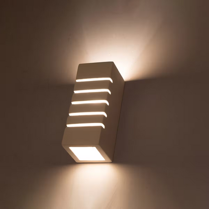 Samir Ceramic Wall Light in White