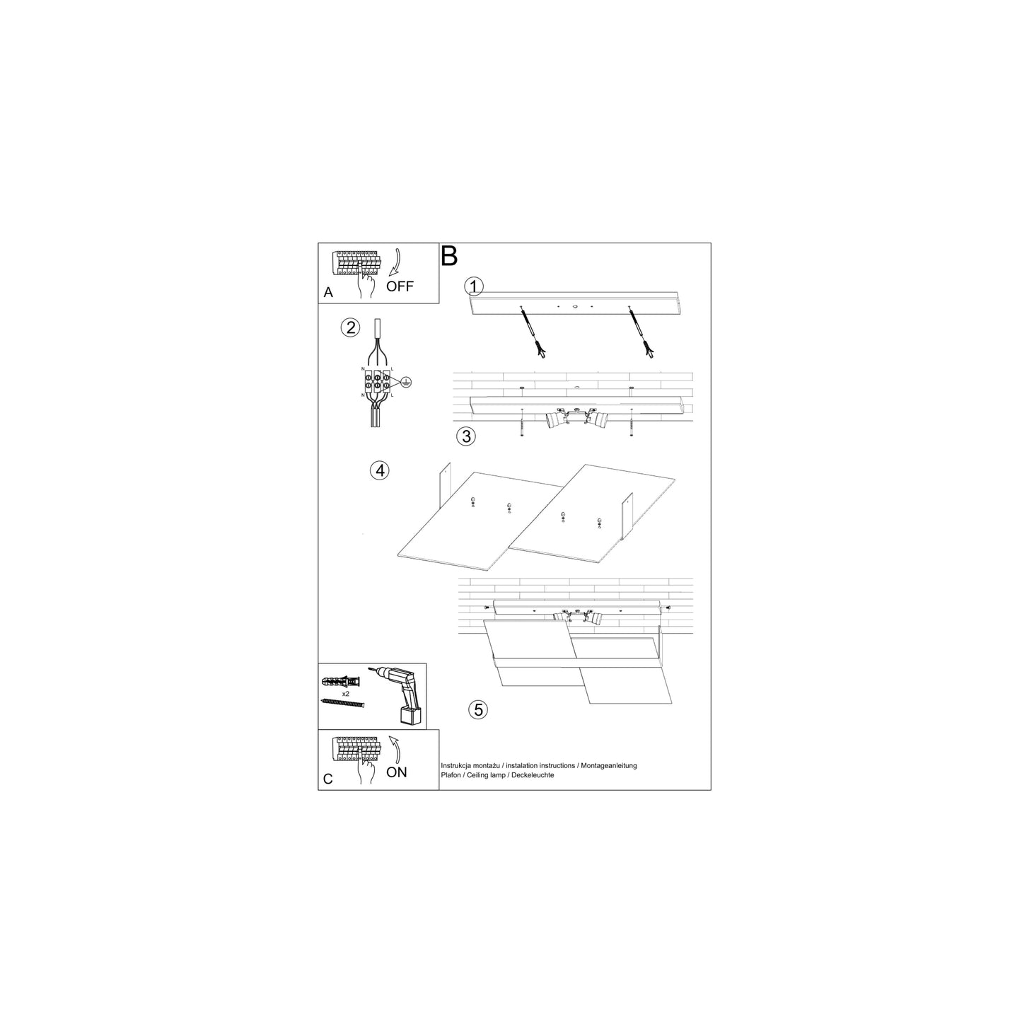 Massimo Ceiling Light