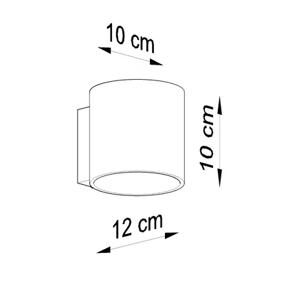 Vici Wall Light in White