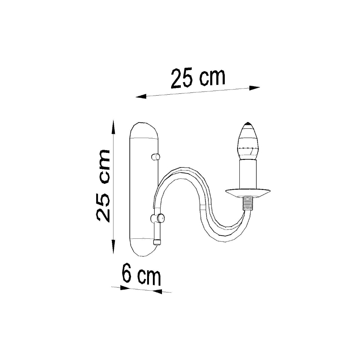 Sollux Minerwa Decorative Wall Light
