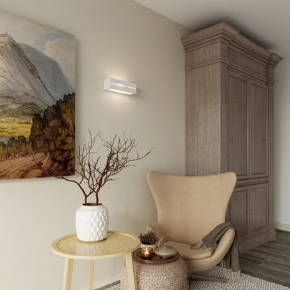Vega Line Wall Light in White