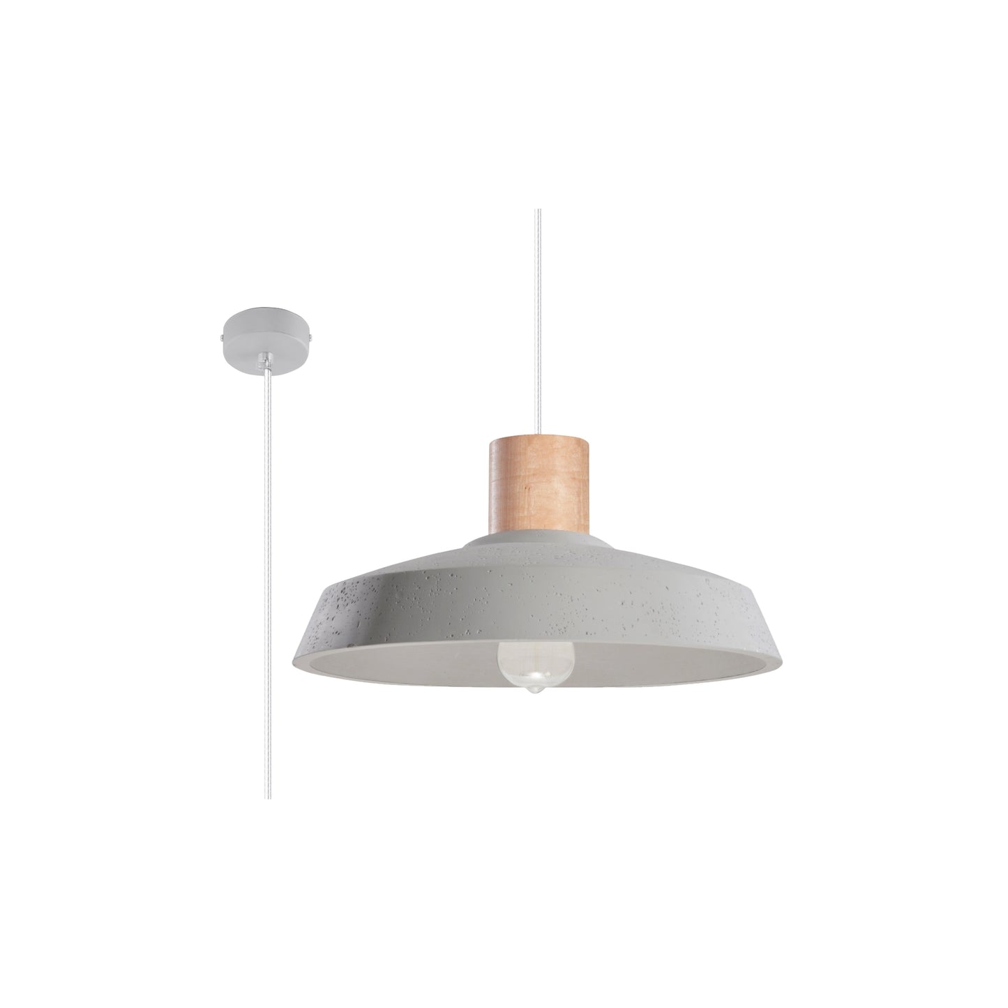 Afra Pendant in Grey