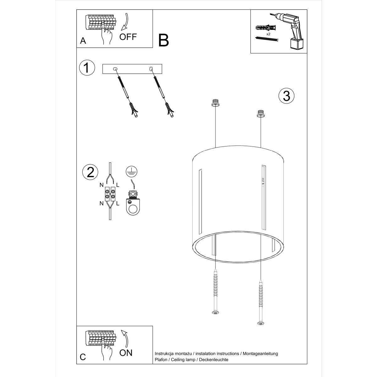 Inez Ceiling Light