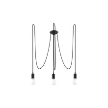 Edison 3 Pendant in Black