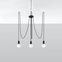 Edison 3 Pendant in Black