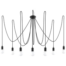 Edison 7 Pendant in Black
