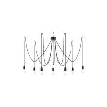 Edison 7 Pendant in Black