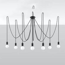 Edison 7 Pendant in Black