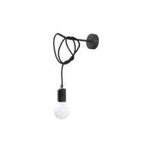 Edison Wall Light in Black
