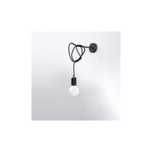 Edison Wall Light in Black
