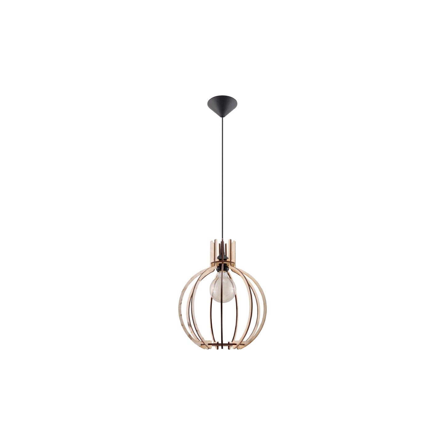 Arancia Pendant in Natural Wood