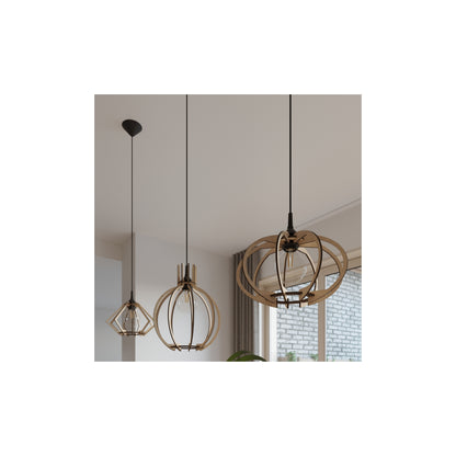 Arancia Pendant in Natural Wood