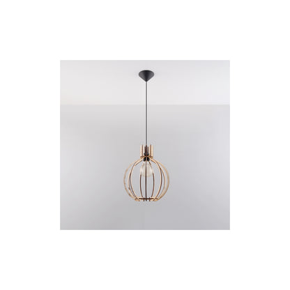 Arancia Pendant in Natural Wood